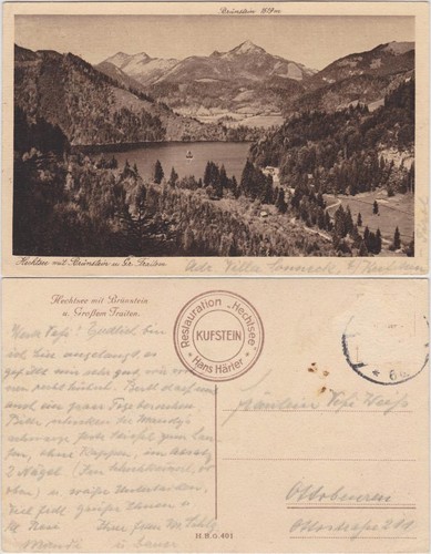 Ansichtskarte kufstein - ansichtskarte,