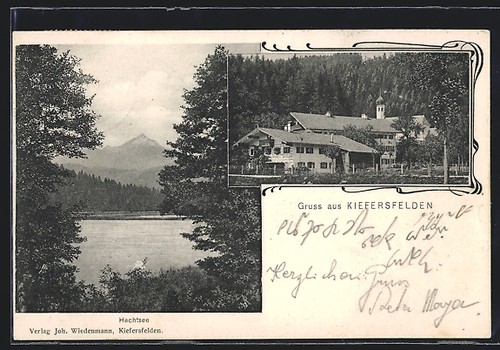 Ansichtskarte kiefersfelden - ansichtskarte,