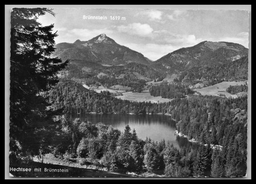 Ansichtskarte hechtsee mit - ansichtskarte,
