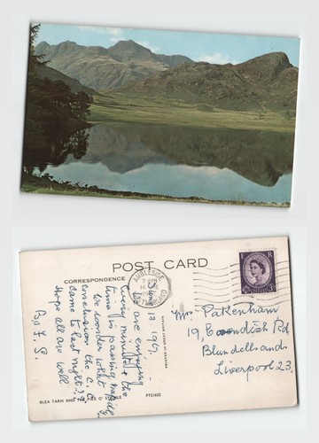 Postkarte blea tarn und der - postkarte,