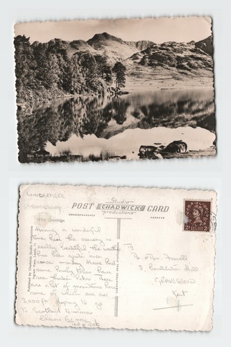 Vintage rppc postkarte blea - vintage,