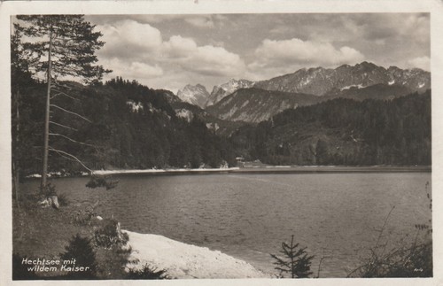 Hechtsee mit wildem kaiser - hechtsee,