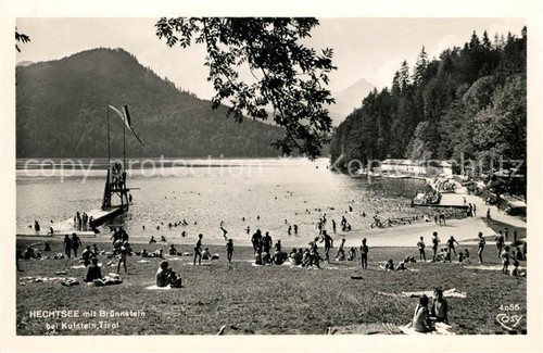 Hechtsee badestrand mit blick - hechtsee,